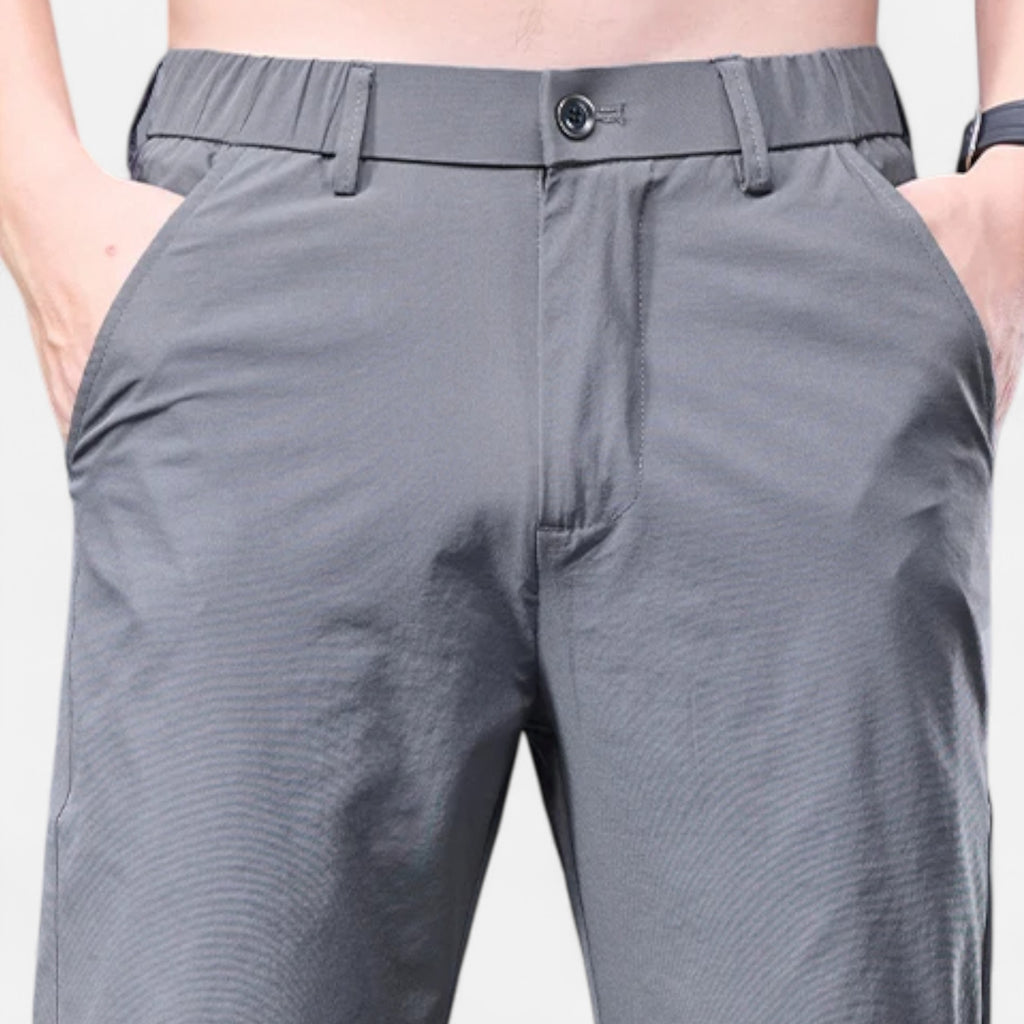 Ferandi Mode | Pantalon Homme Été Soie de Glace Élégant