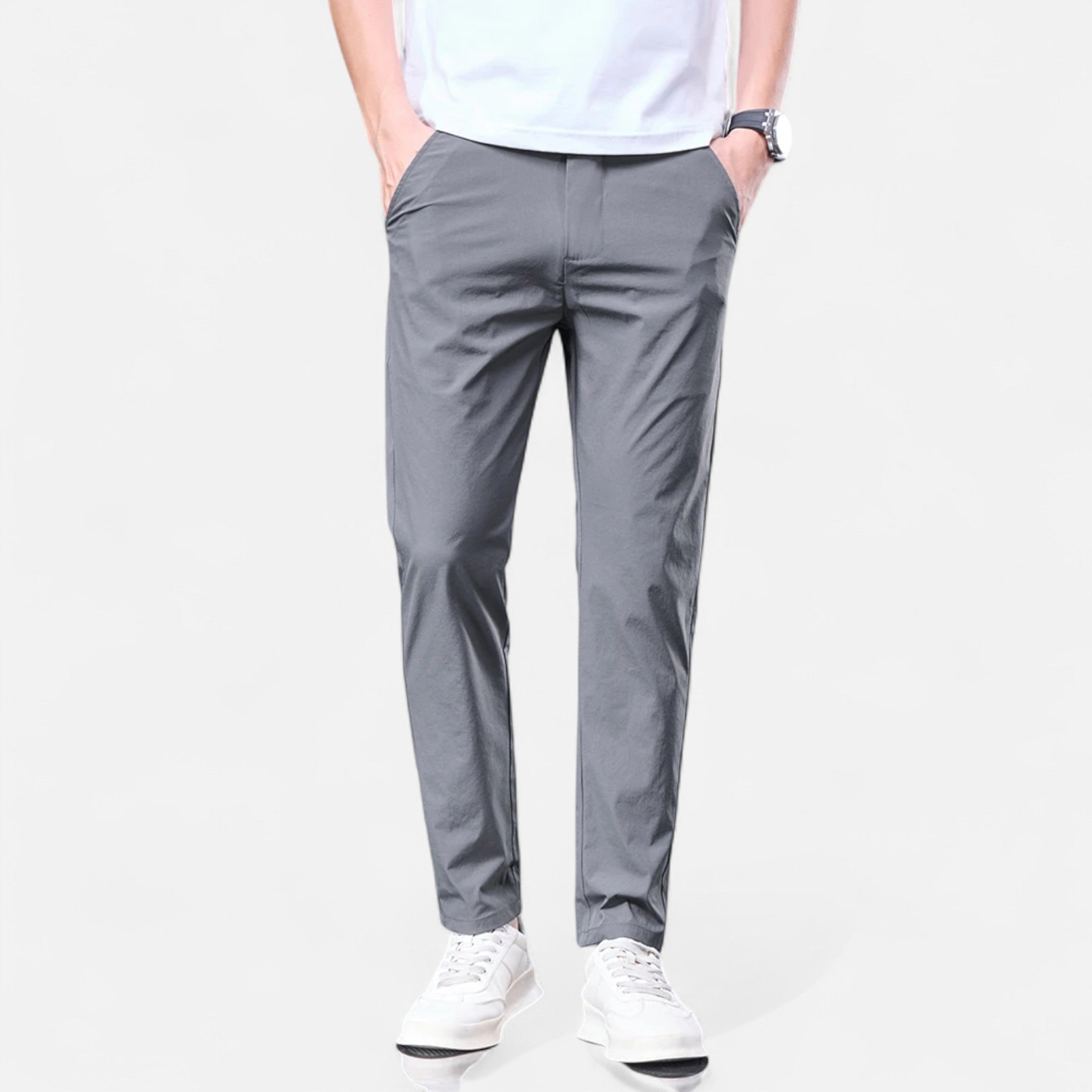 Ferandi Mode | Pantalon Homme Été Soie de Glace Élégant