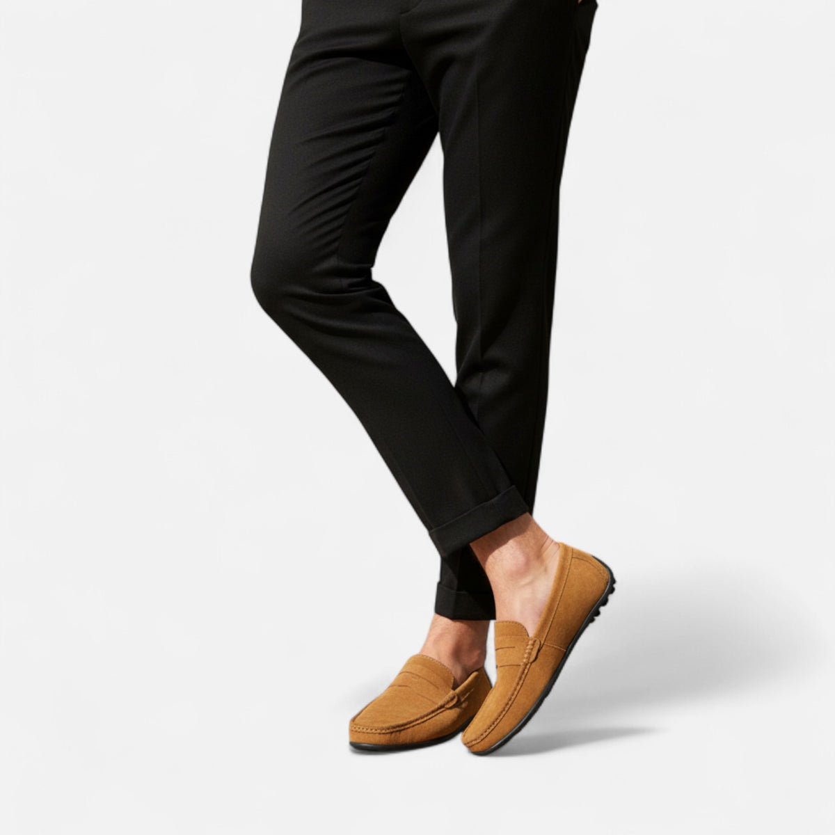 Ferandi Mode | Moccassins Hommes en Daim