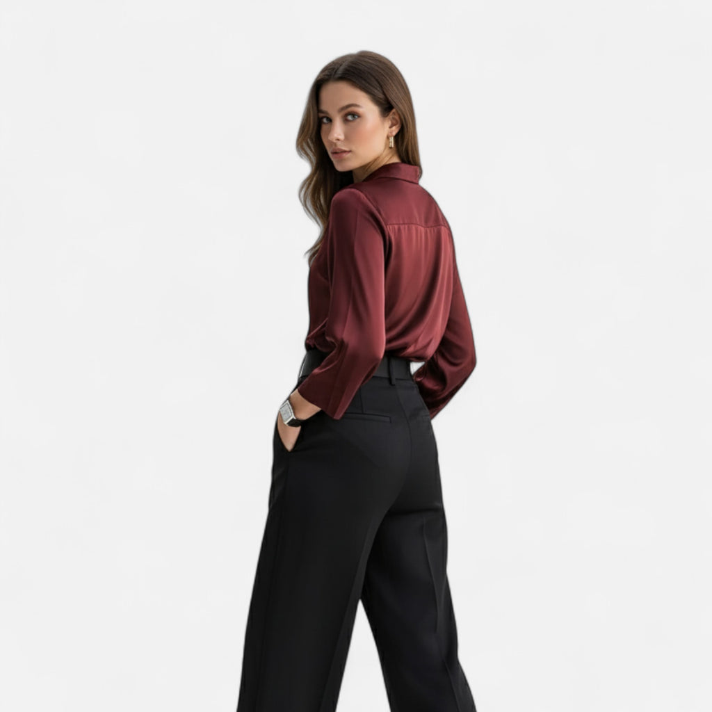 Ferandi Mode | Chemisier Satiné Femme