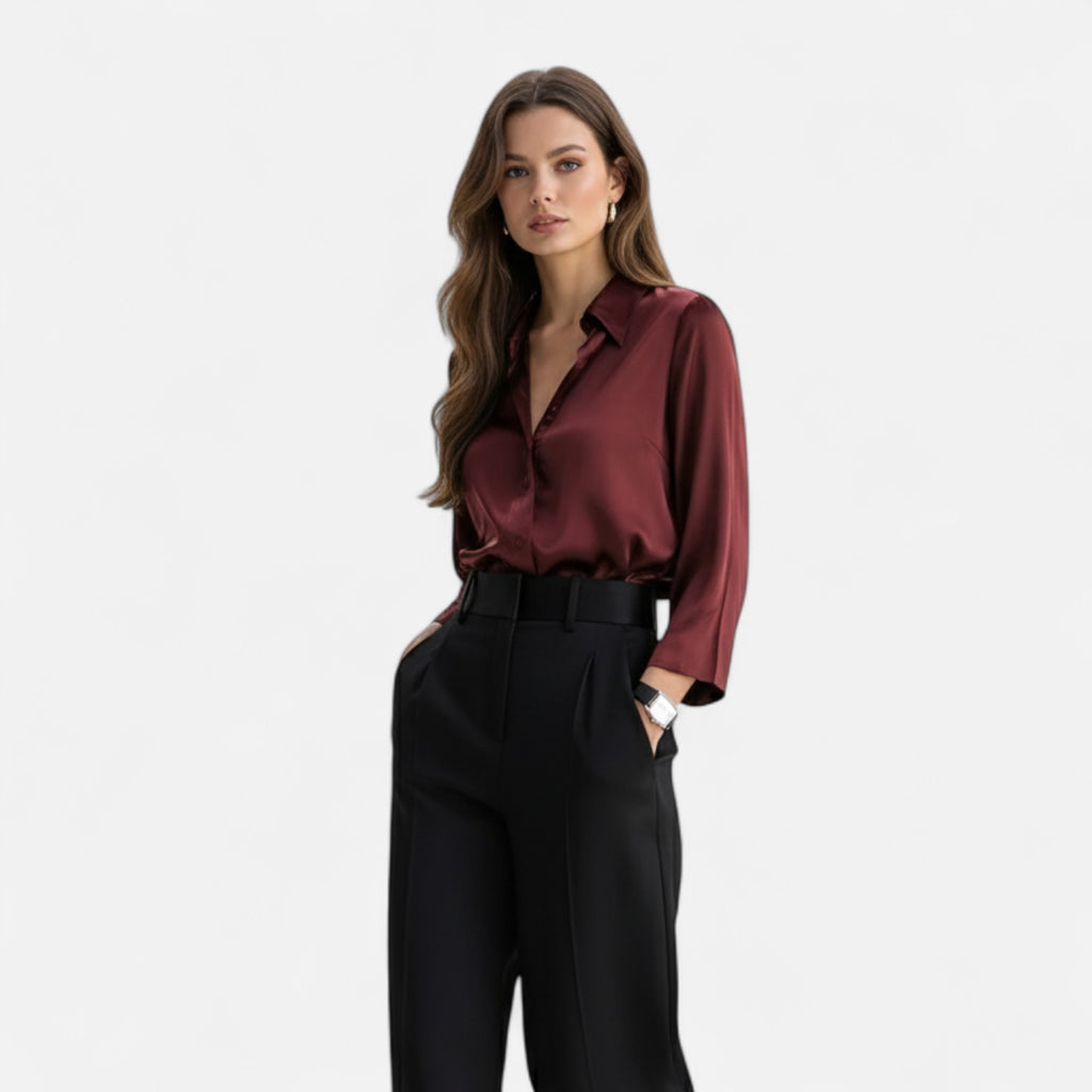 Ferandi Mode | Chemisier Satiné Femme