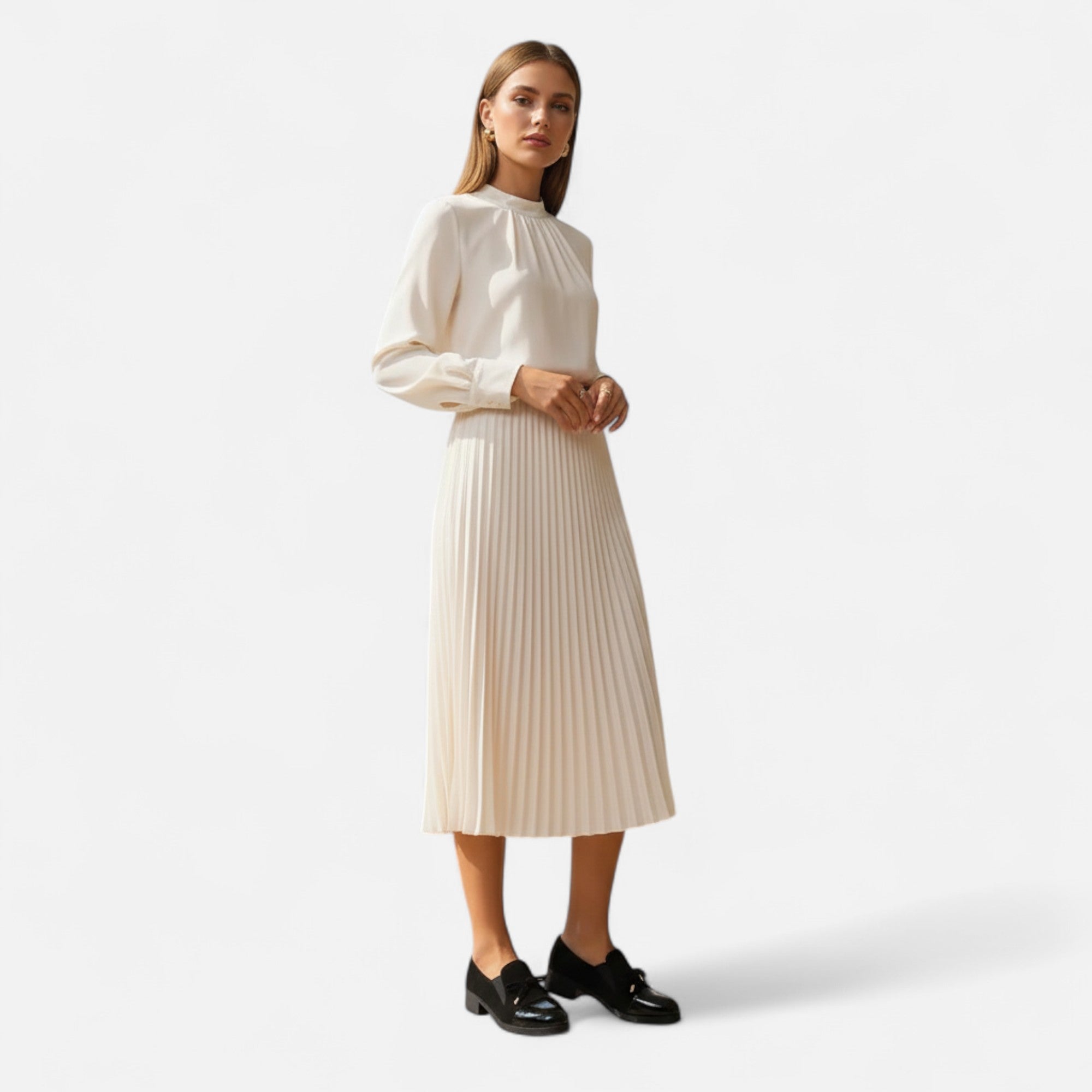 Ferandi Mode | Moccassins Femme à Nœud Rétro