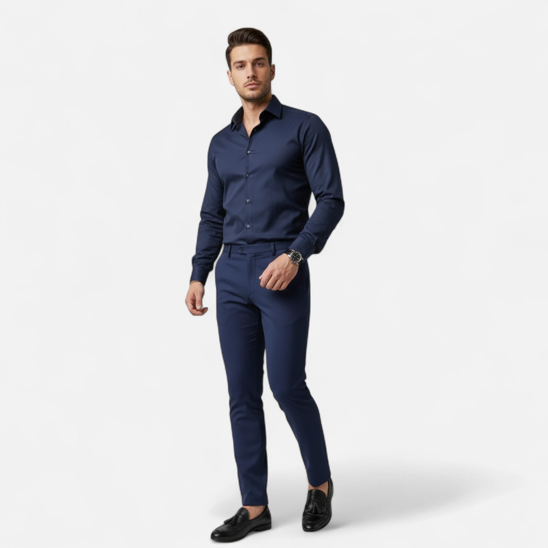 Ferandi Mode | Pantalon Homme Business Casual Confort Élégant