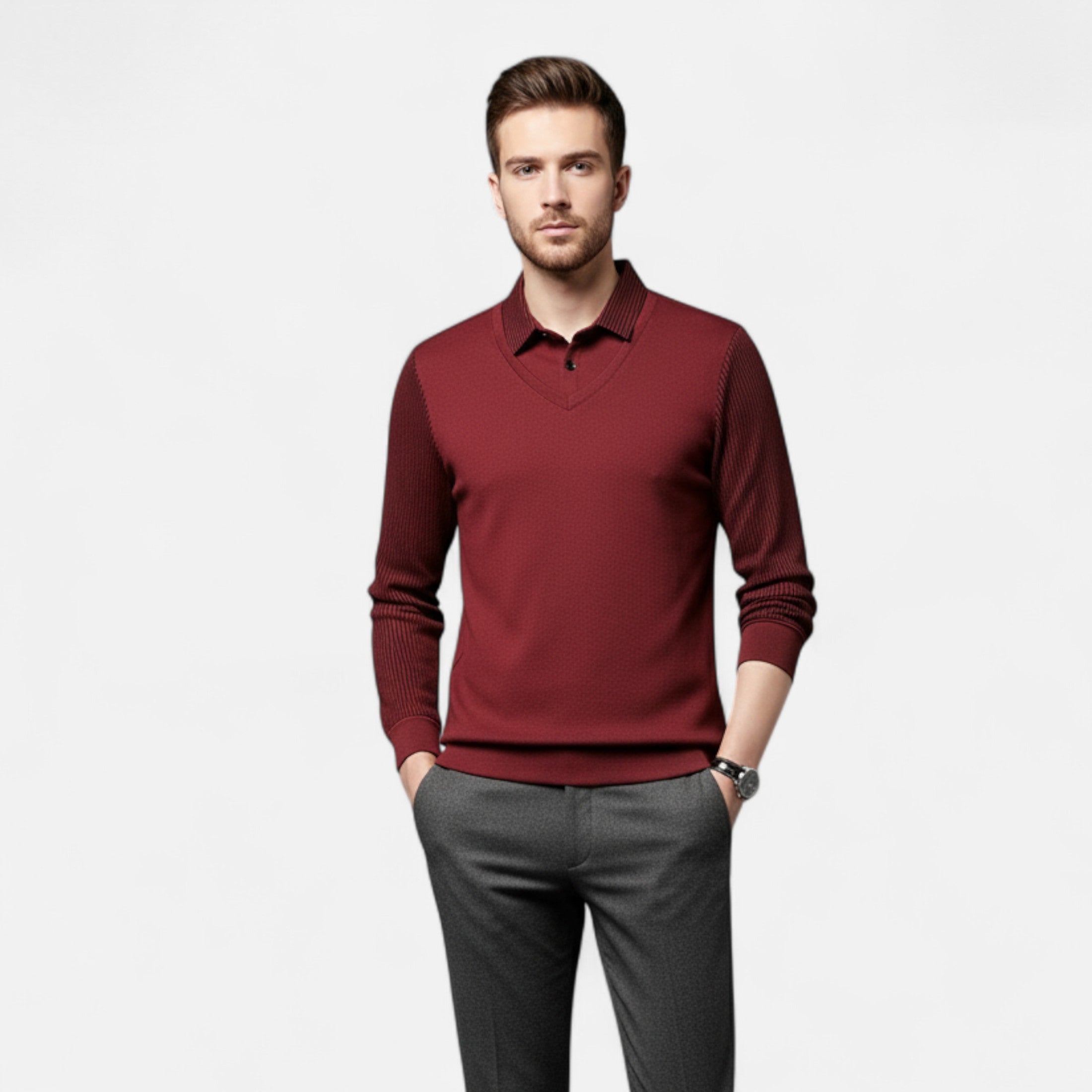 Ferandi Mode | Polo Homme Golf Élégance Printemps-Automne