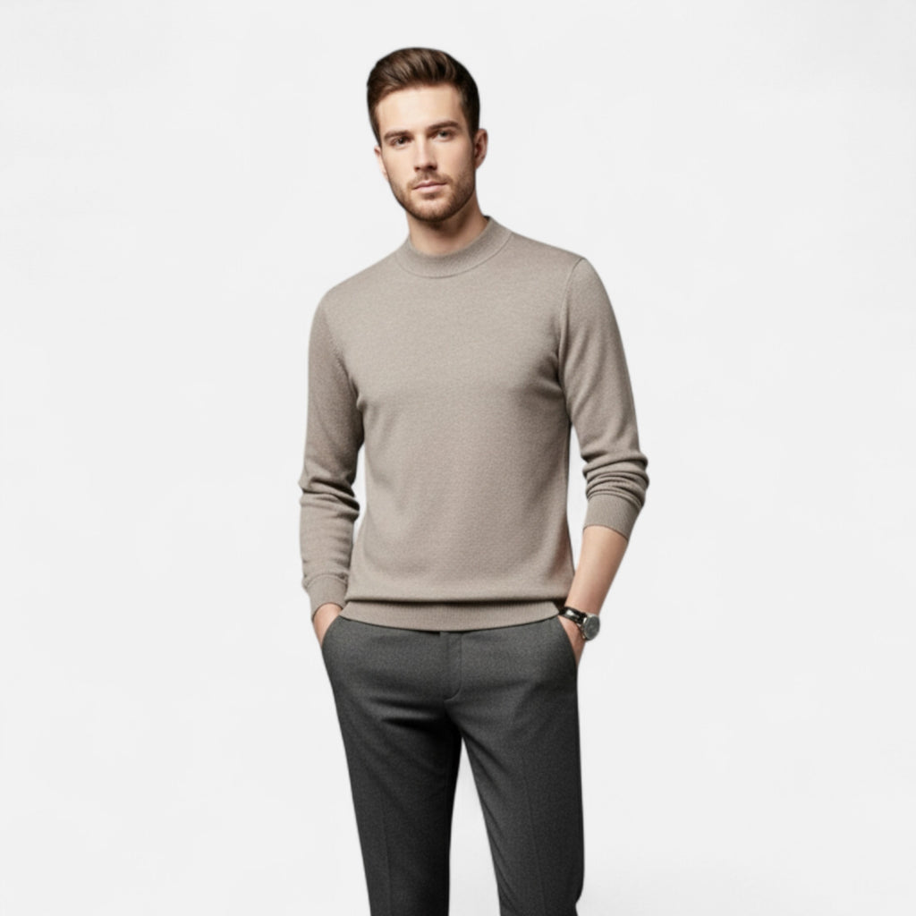 Ferandi Mode | Pull Homme Col Rond Cachemire