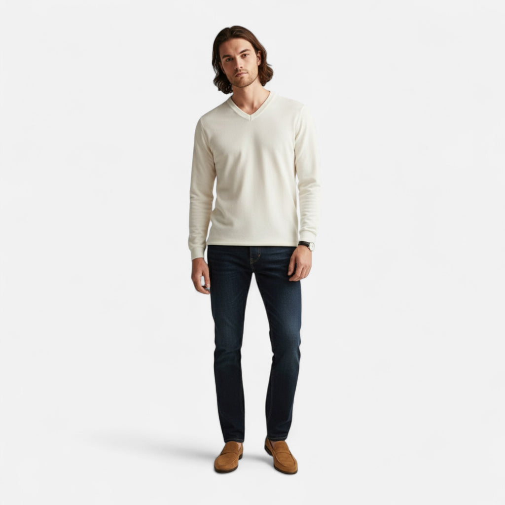 Ferandi Mode | Pull Homme Col V Maille Automne-Hiver