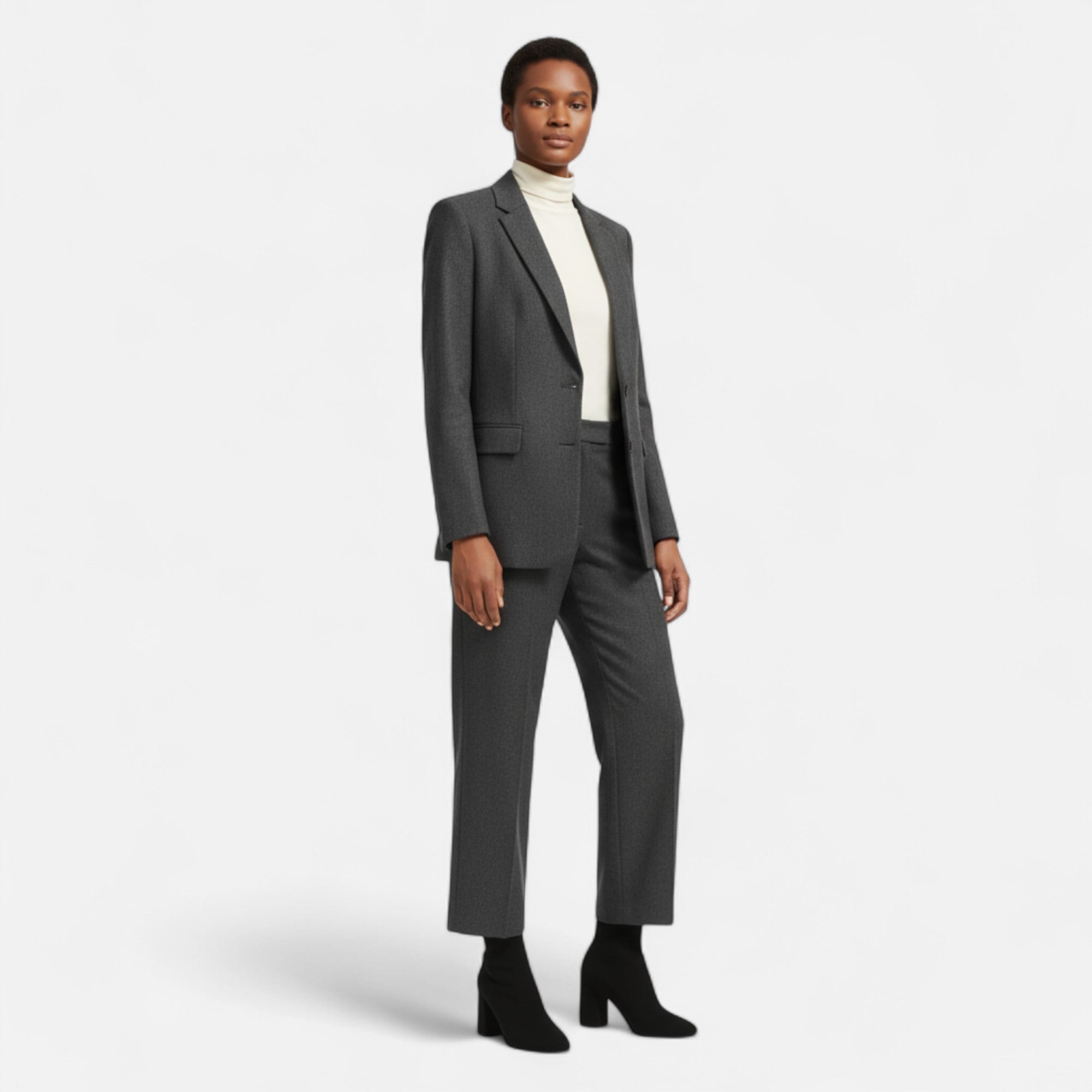 Ferandi Mode | Bottines Élégantes à Semelle Épaisse