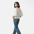 Ferandi Mode | Cardigan Court à Manches Longues