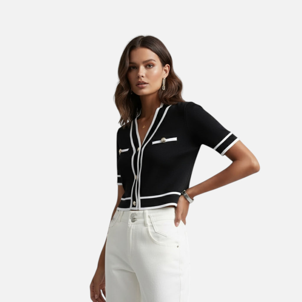 Ferandi Mode | Cardigan Court Élégant