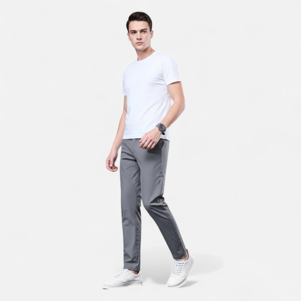 Ferandi Mode | Pantalon Homme Été Soie de Glace Élégant