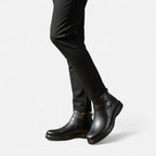 Ferandi Mode | Hommes Bottines en Cuir Plein Grain