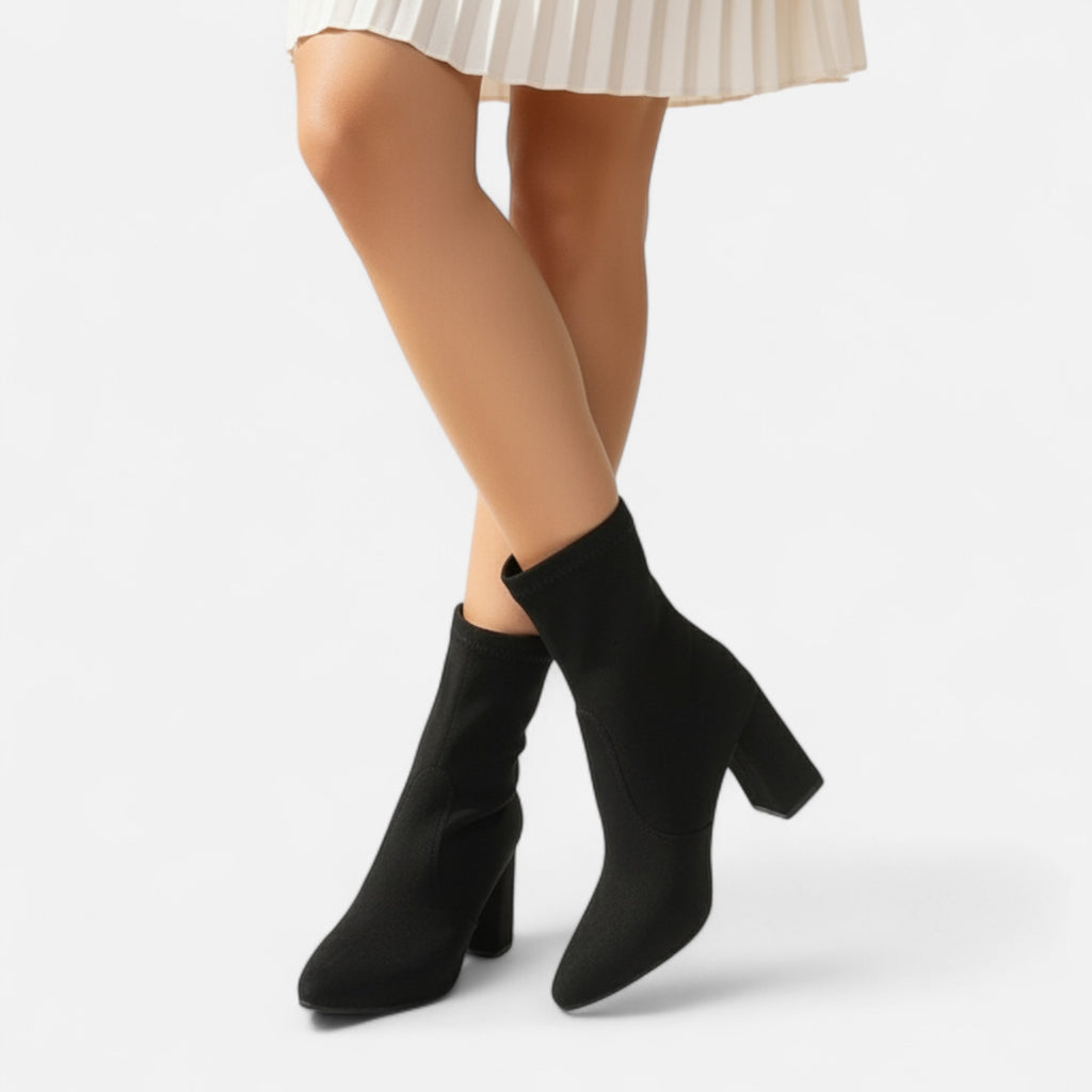 Ferandi Mode | Bottines Élégantes à Semelle Épaisse