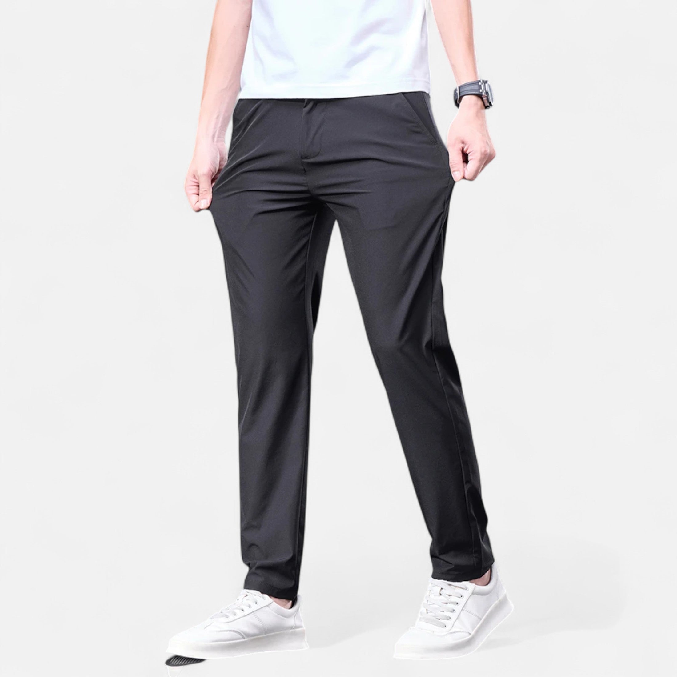 Ferandi Mode | Pantalon Homme Été Soie de Glace Élégant