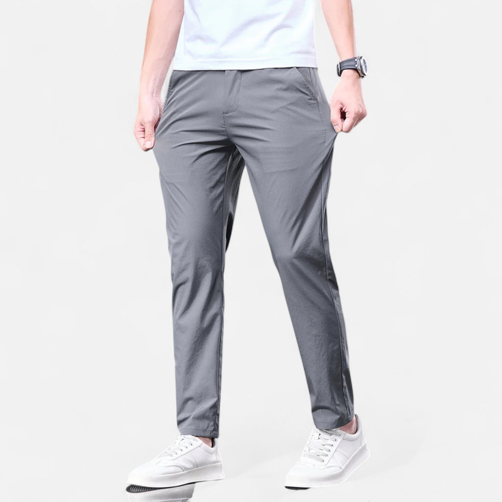 Ferandi Mode | Pantalon Homme Été Soie de Glace Élégant