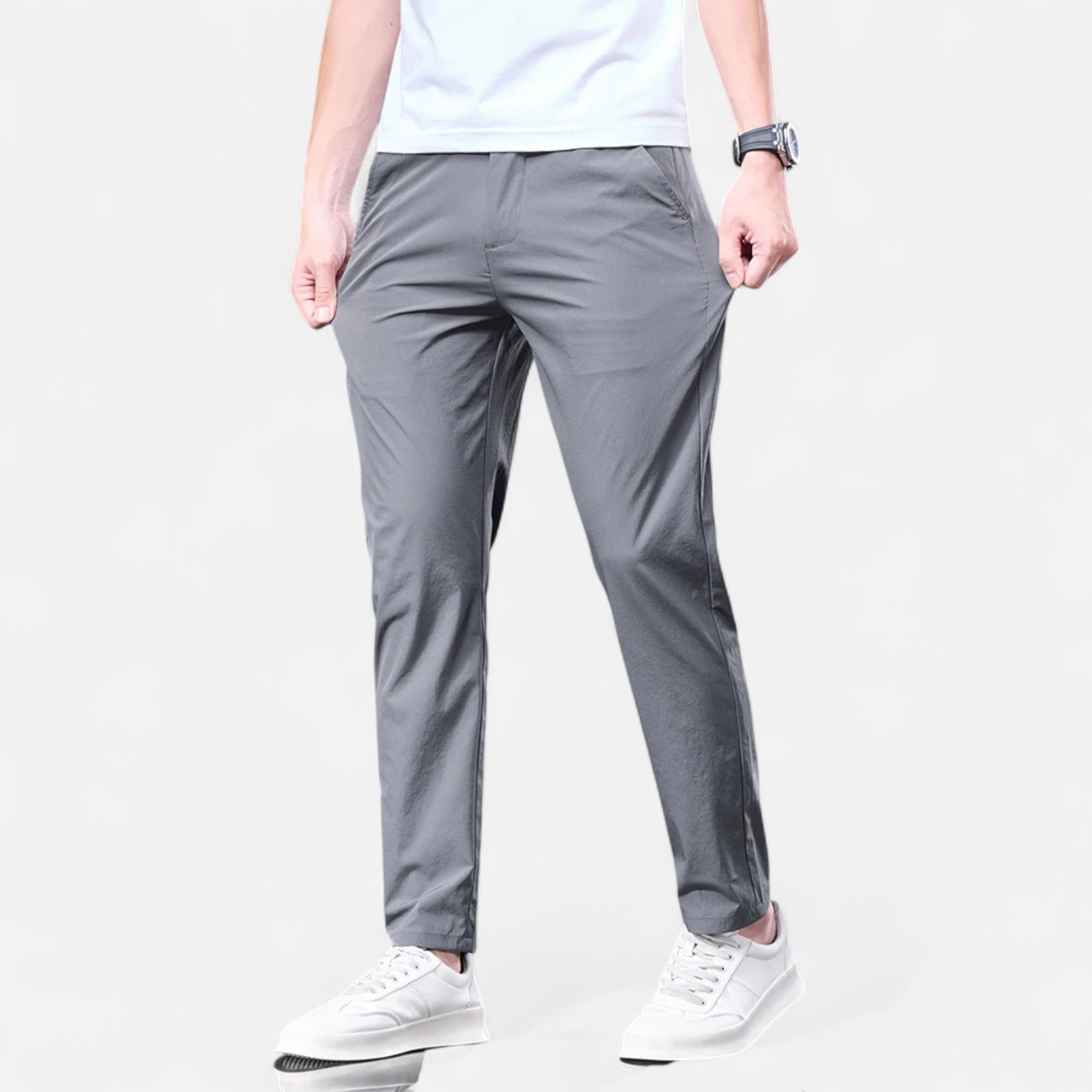 Ferandi Mode | Pantalon Homme Été Soie de Glace Élégant