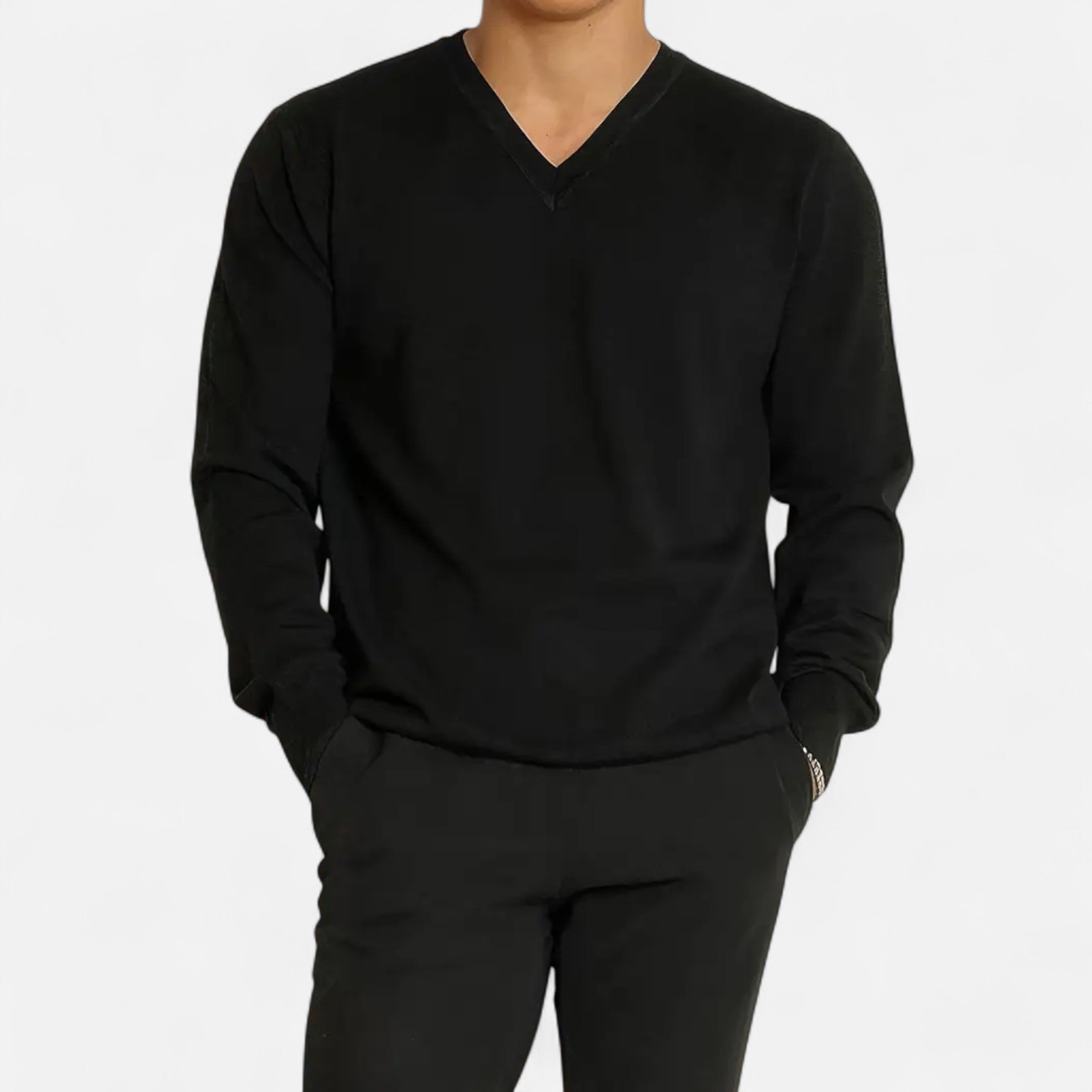 Ferandi Mode | Pull Homme Col V Maille Automne-Hiver