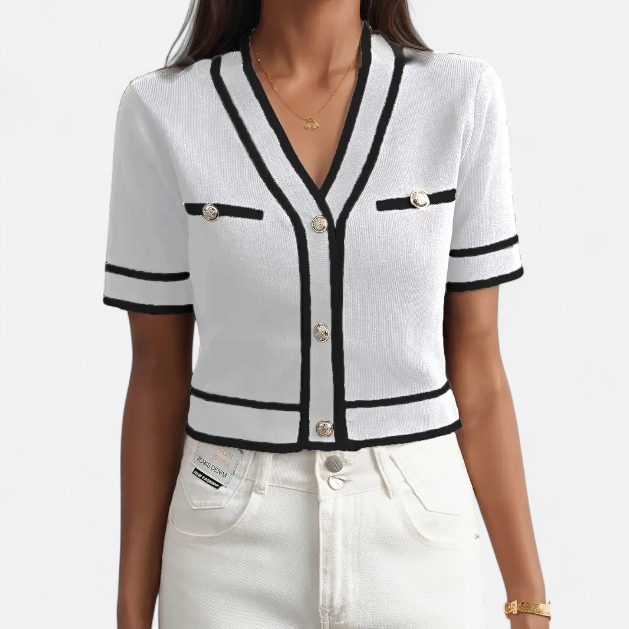 Ferandi Mode | Cardigan Court Élégant