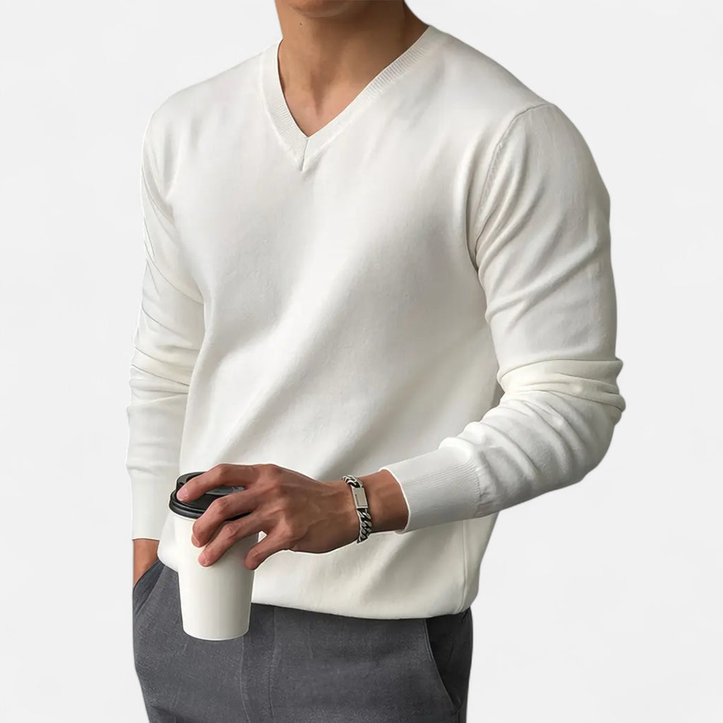 Ferandi Mode | Pull Homme Col V Maille Automne-Hiver