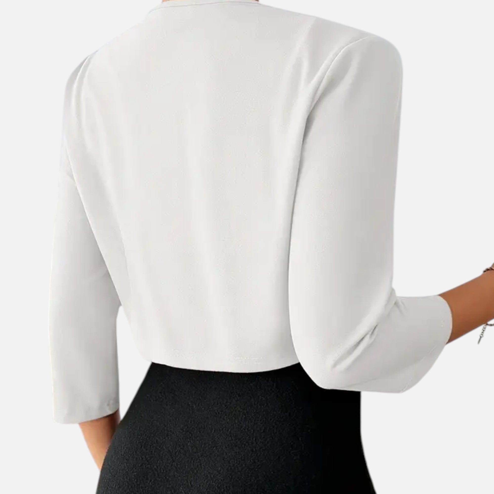 Ferandi Mode | Blazer Femme à Col Plissé