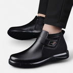 Ferandi Mode | Hommes Bottines en Cuir Plein Grain
