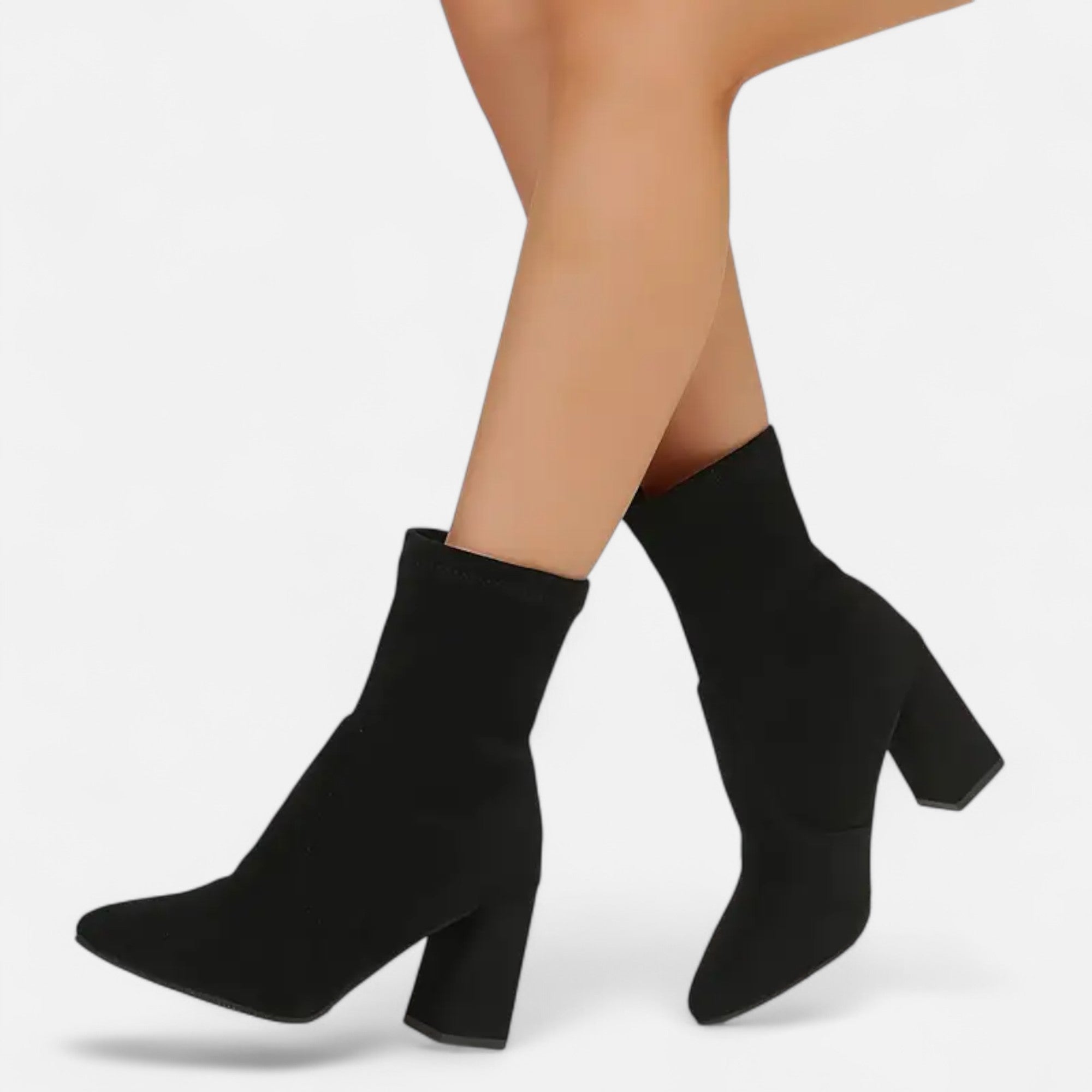 Ferandi Mode | Bottines Élégantes à Semelle Épaisse