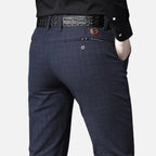 Ferandi Mode | Pantalon Homme Carreaux Slim Business