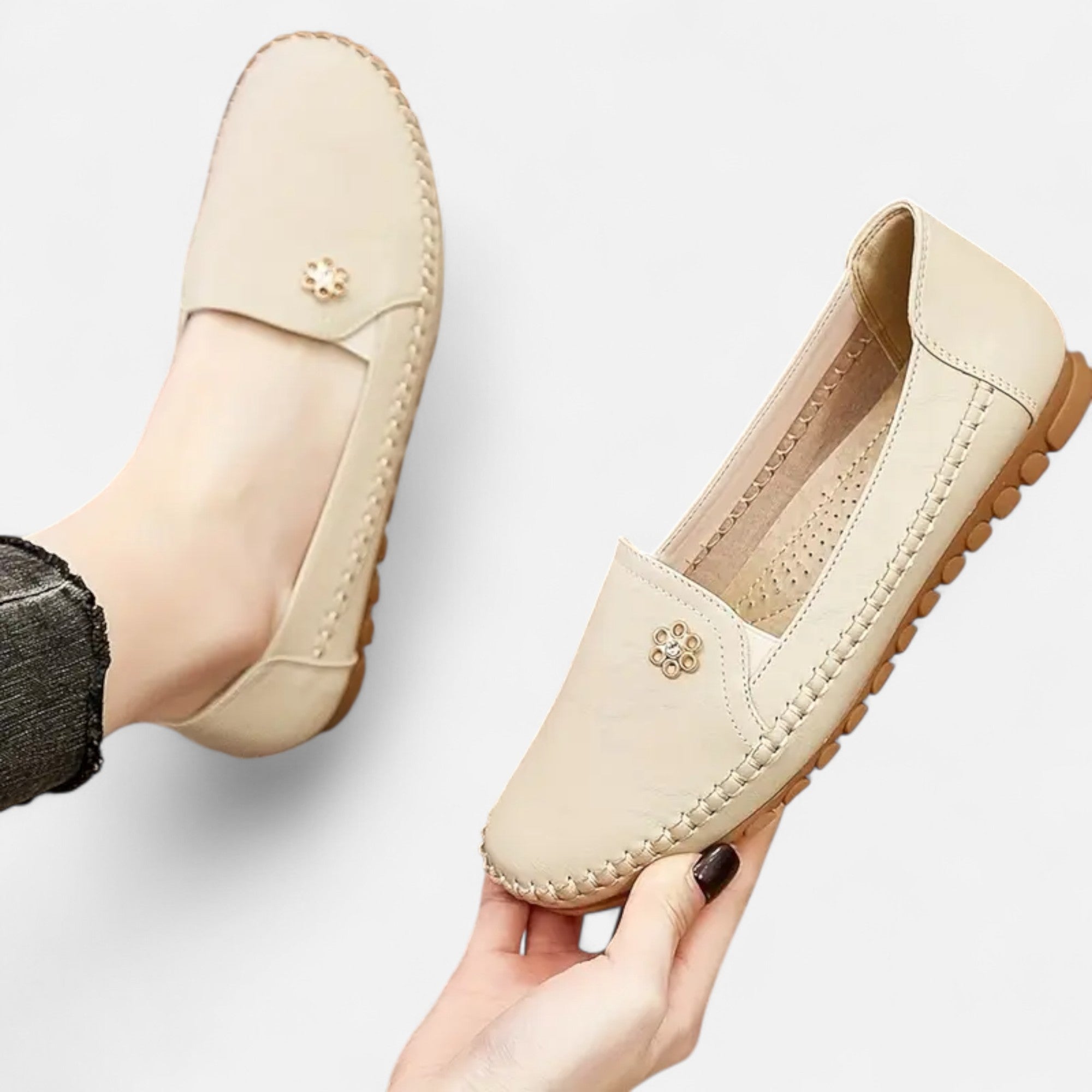 Ferandi Mode | Moccassins Décontractés à Semelle Souple