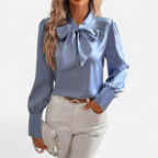 Ferandi Mode | Blouse en Dentelle à Manches Lanterne