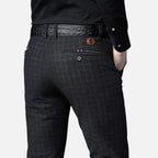 Ferandi Mode | Pantalon Homme Carreaux Slim Business