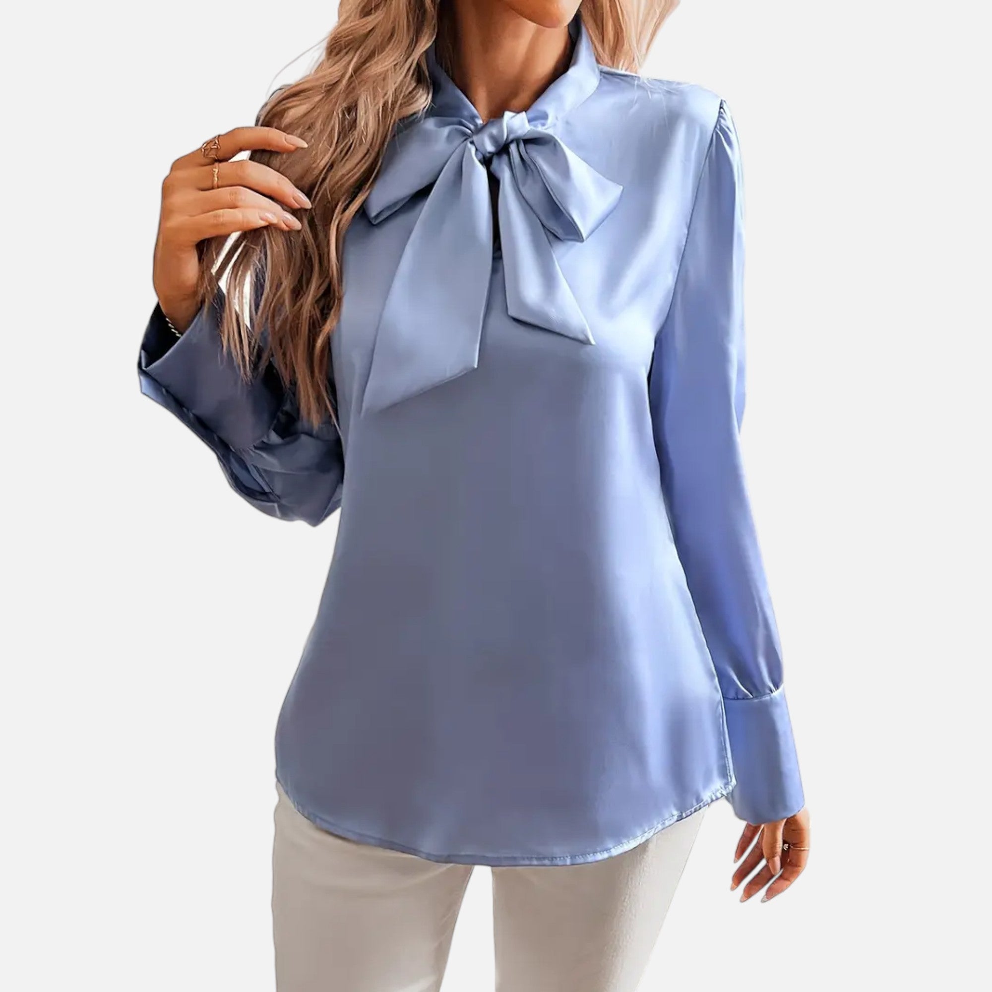 Ferandi Mode | Blouse en Dentelle à Manches Lanterne