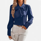 Ferandi Mode | Blouse en Dentelle à Manches Lanterne