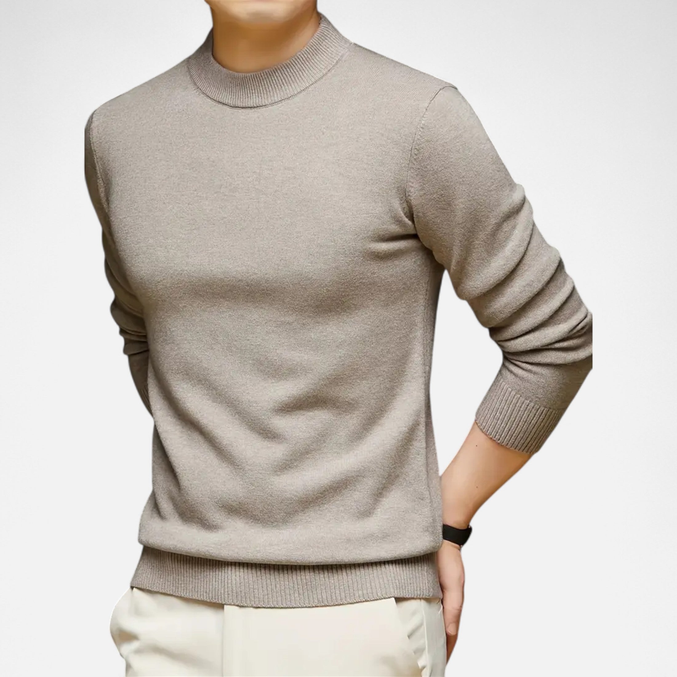 Ferandi Mode | Pull Homme Col Rond Cachemire