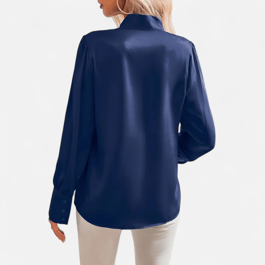 Ferandi Mode | Blouse en Dentelle à Manches Lanterne