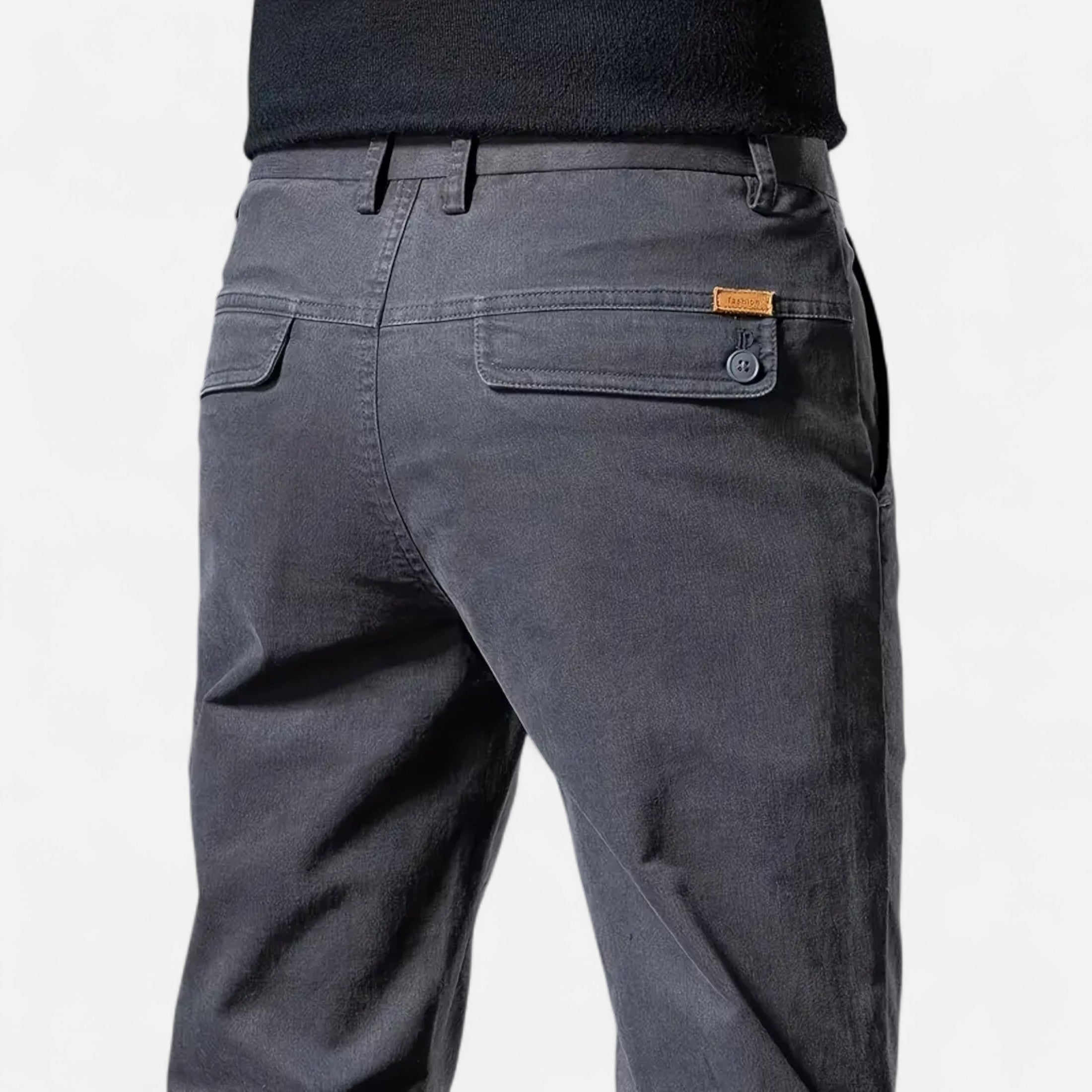 Ferandi Mode | Pantalon Homme Droit Coton Business Chic