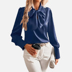 Ferandi Mode | Blouse en Dentelle à Manches Lanterne