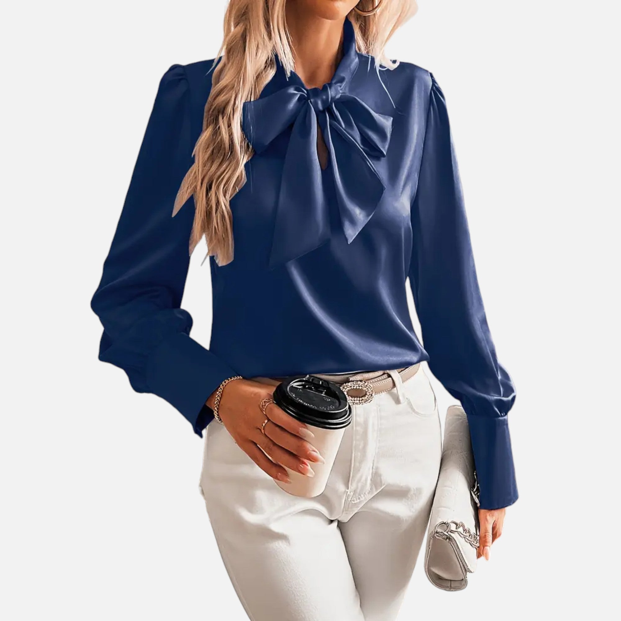 Ferandi Mode | Blouse en Dentelle à Manches Lanterne