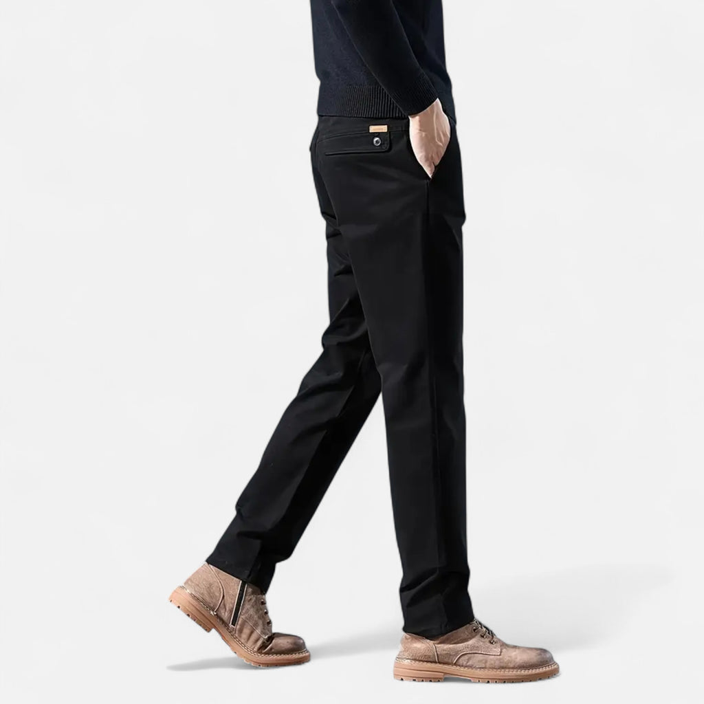 Ferandi Mode | Pantalon Homme Droit Coton Business Chic