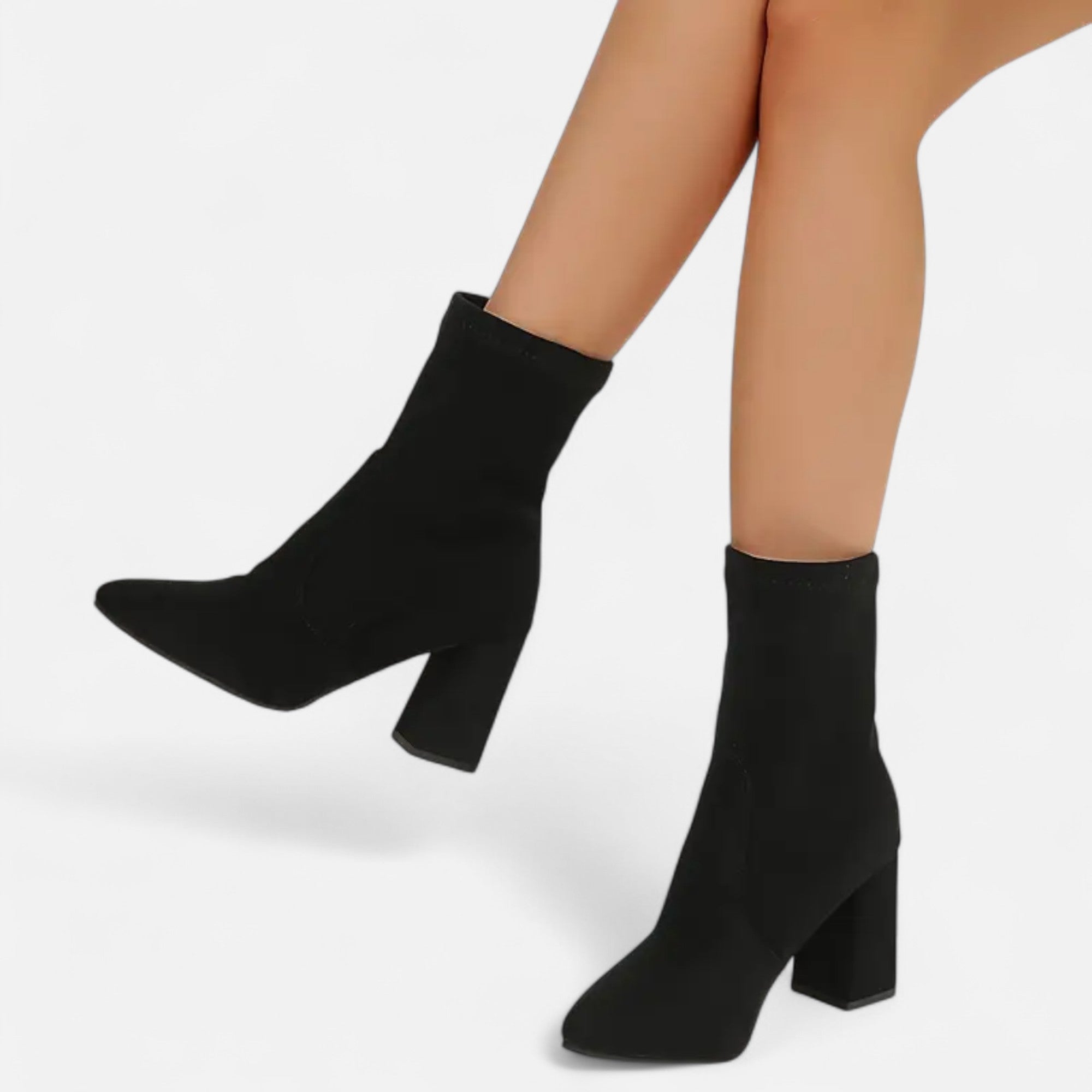 Ferandi Mode | Bottines Élégantes à Semelle Épaisse