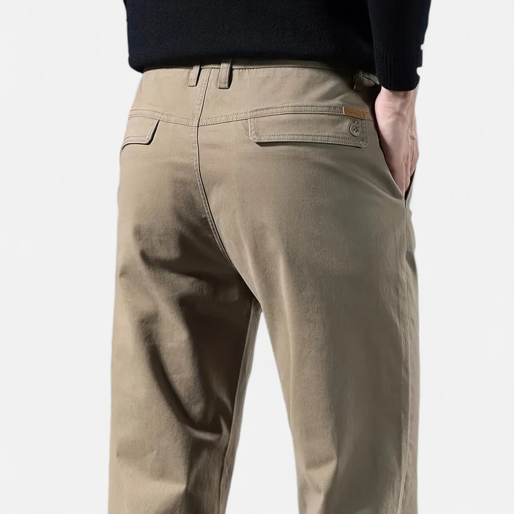 Ferandi Mode | Pantalon Homme Droit Coton Business Chic