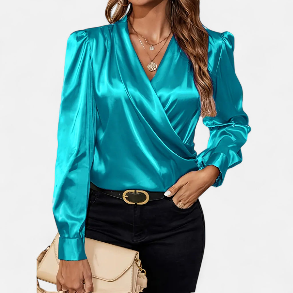 Ferandi Mode | Blouse Col Plissé Élégante