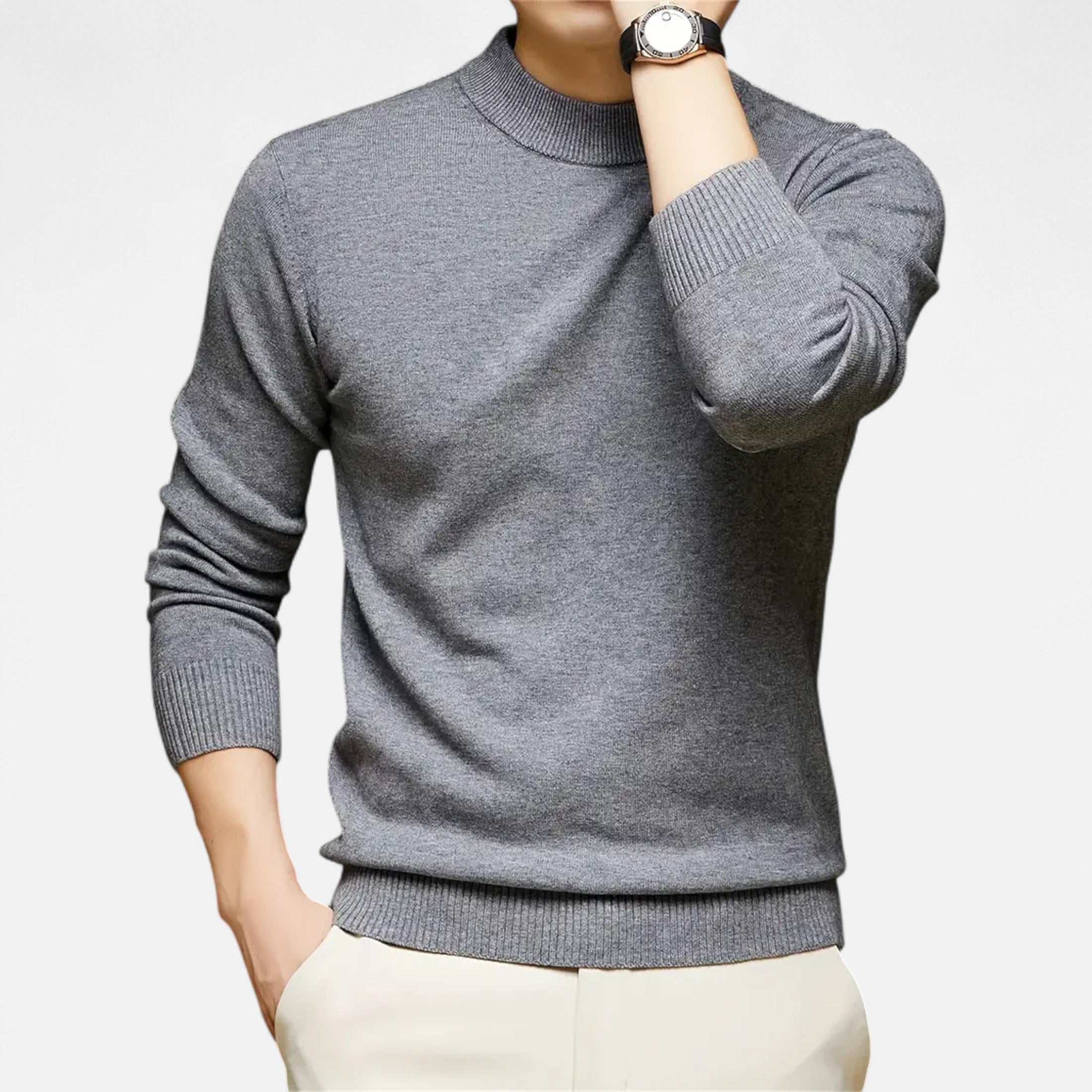 Ferandi Mode | Pull Homme Col Rond Cachemire