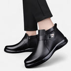 Ferandi Mode | Hommes Bottines en Cuir Plein Grain