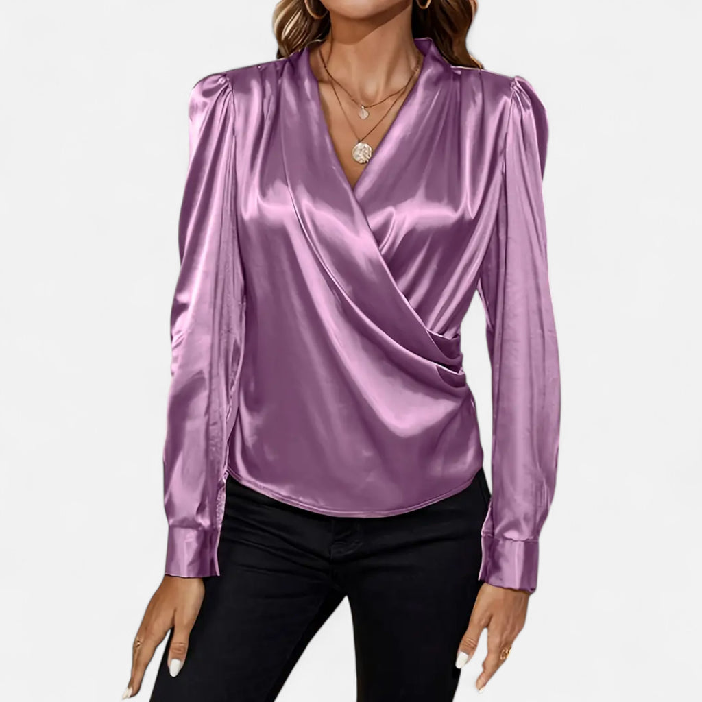 Ferandi Mode | Blouse Col Plissé Élégante