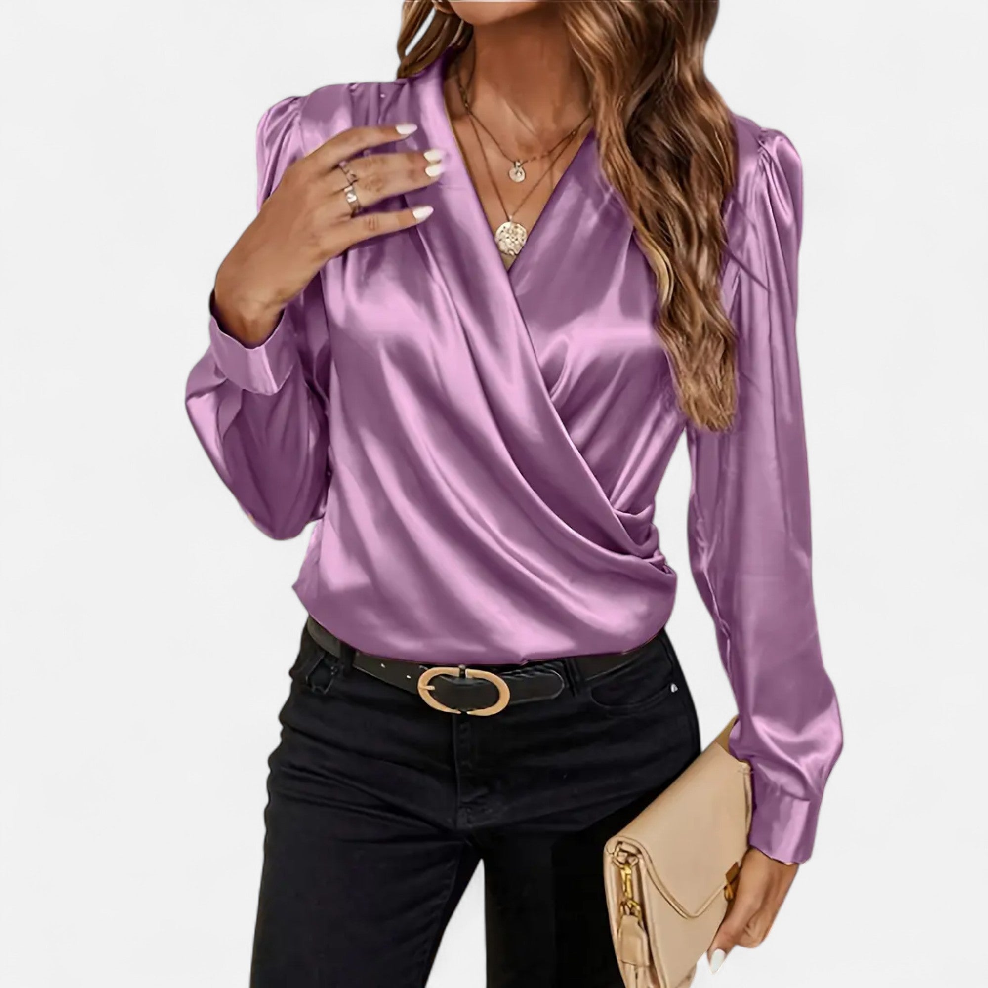 Ferandi Mode | Blouse Col Plissé Élégante