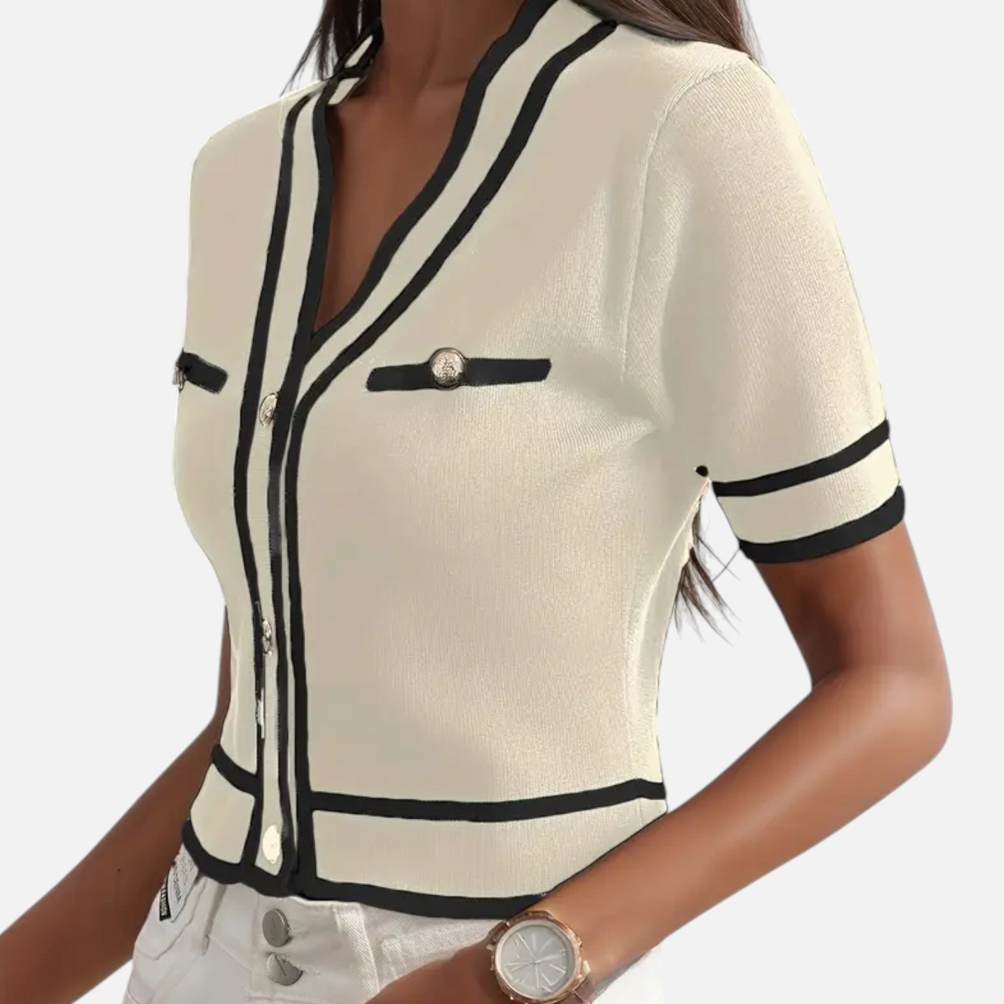 Ferandi Mode | Cardigan Court Élégant