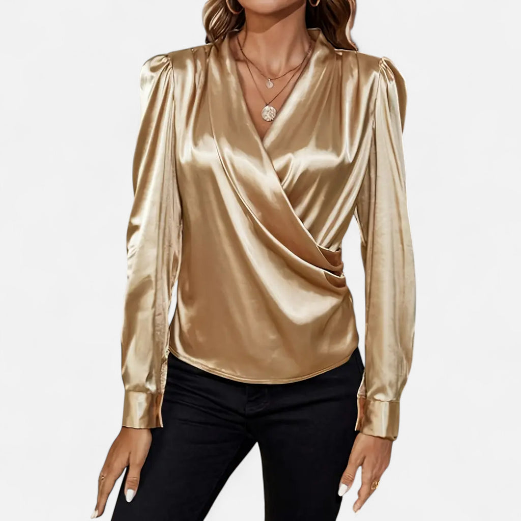 Ferandi Mode | Blouse Col Plissé Élégante