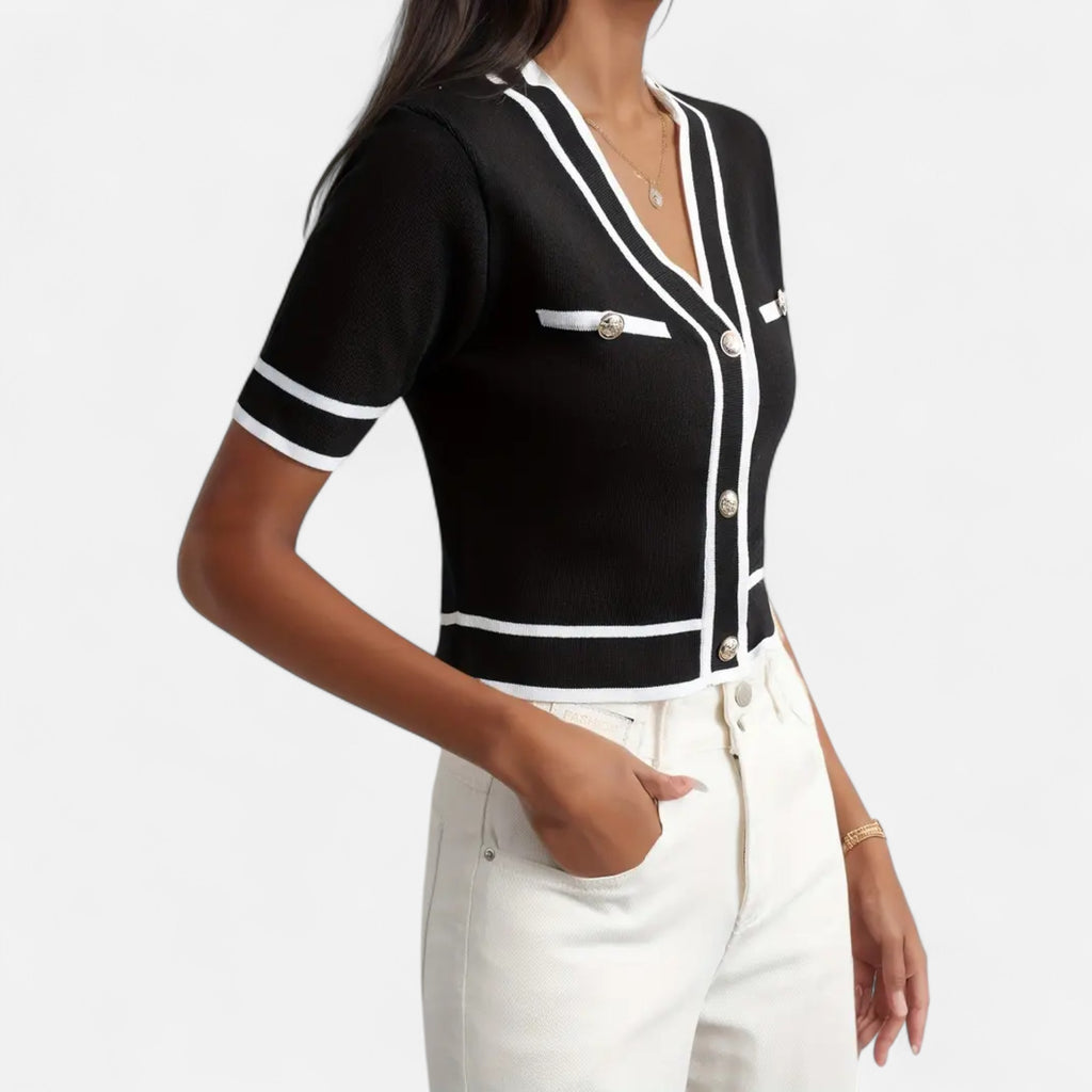 Ferandi Mode | Cardigan Court Élégant