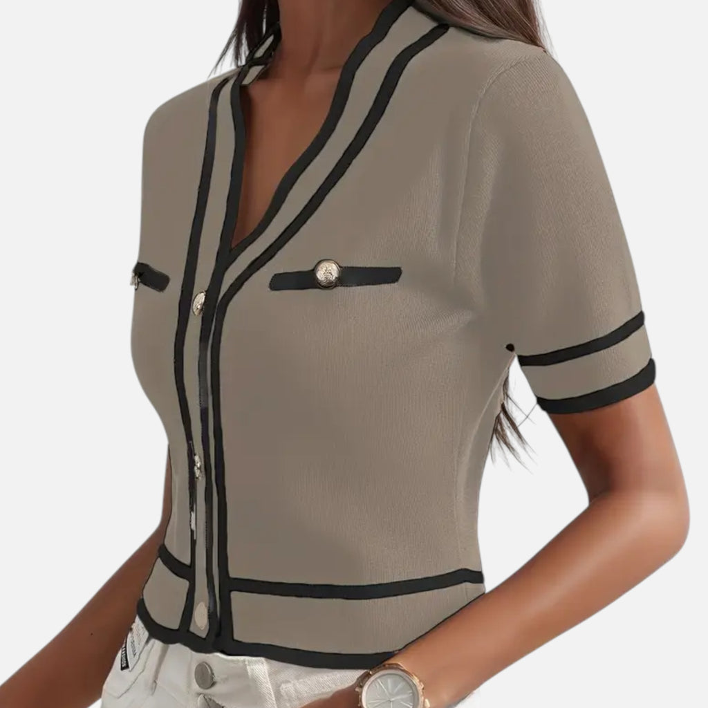 Ferandi Mode | Cardigan Court Élégant