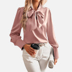 Ferandi Mode | Blouse en Dentelle à Manches Lanterne