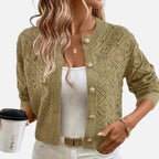 Ferandi Mode | Pull à Col Rond Motif Géométrique